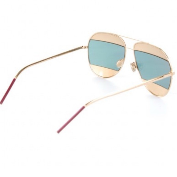 CHRISTIAN DIOR
Split 1 Aviator Sunglasses Rose Gold - Picture 5 of 10